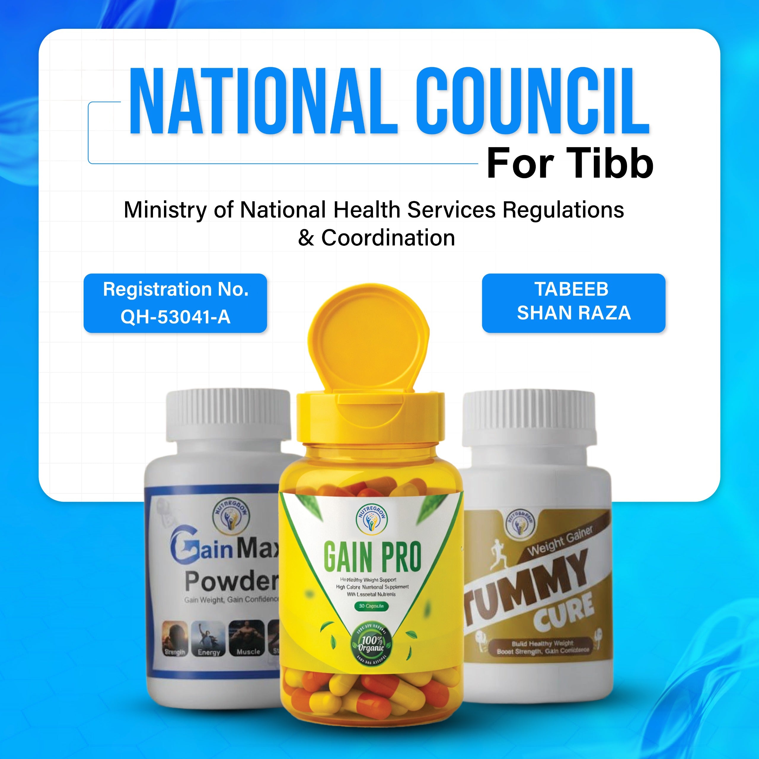 NutreGrow 3-in-1 Weight Gain Combo