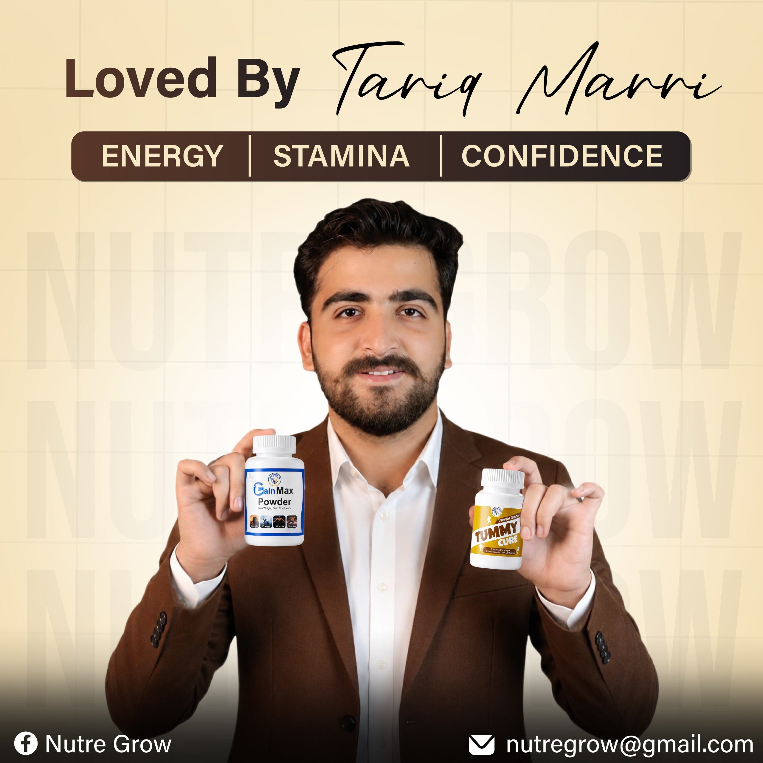 NutreGrow 3-in-1 Weight Gain Combo