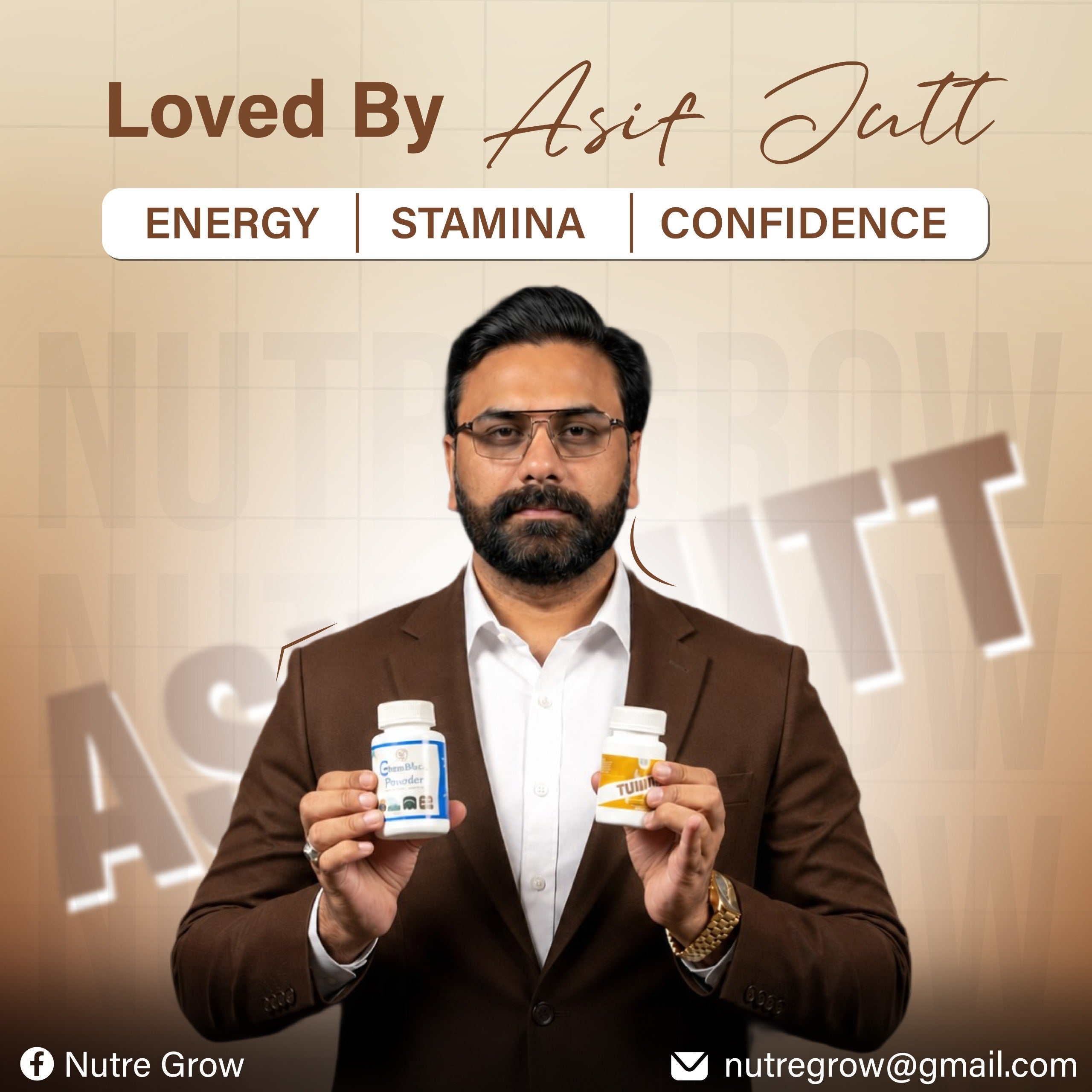 NutreGrow 3-in-1 Weight Gain Combo